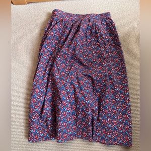 COPY - J.Crew Liberty print skirt
